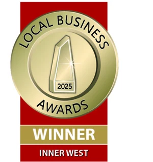 2025 Local Business Awards — Inner West Winner badge