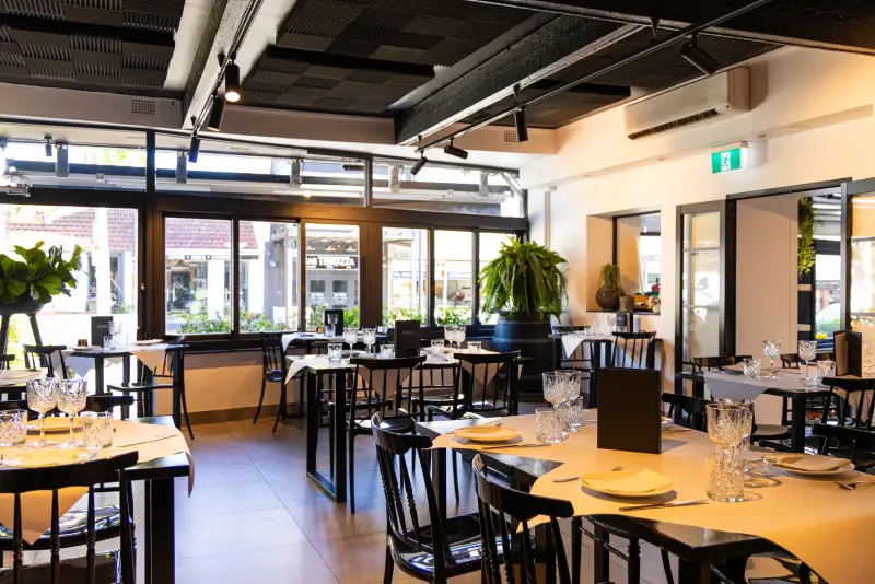Restaurant interior — replace with real photo